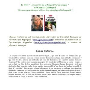 Les secrets de la longévité d'un couple