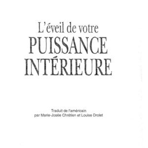 L'éveil de votre puissance intérieure de Anthony Robbins